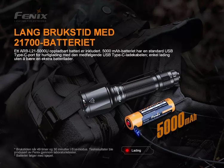 Fenix Sykkellykt BC21R V3.0