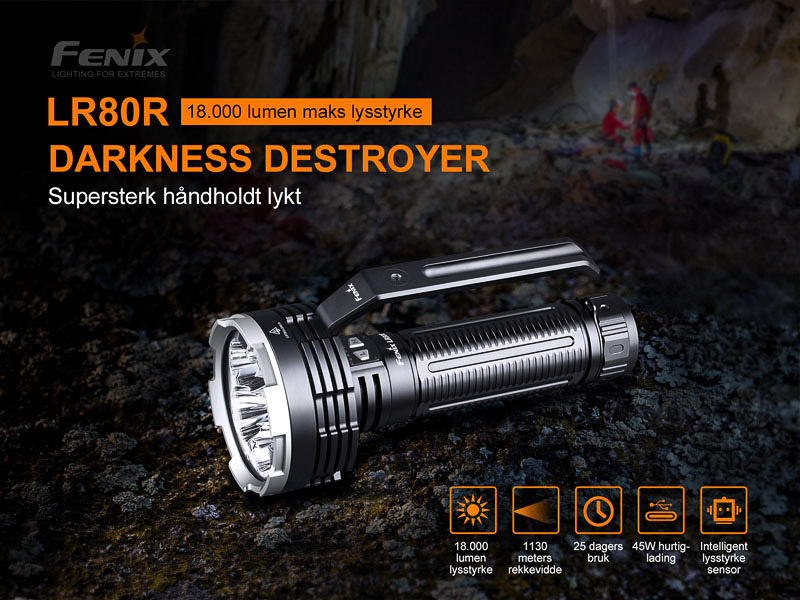 Fenix LR80R - 18000 lumen