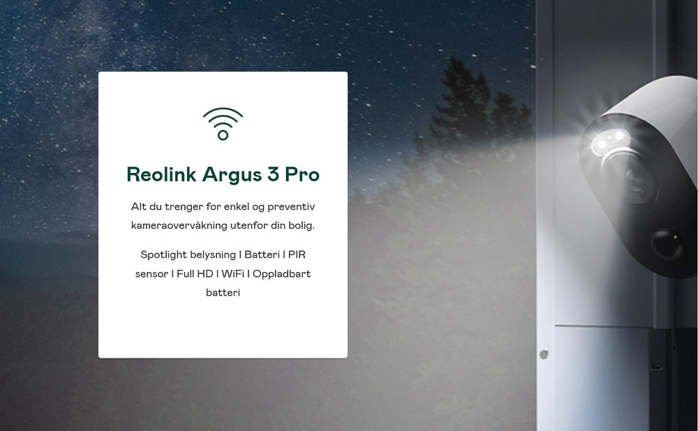 Reolink Argus 3