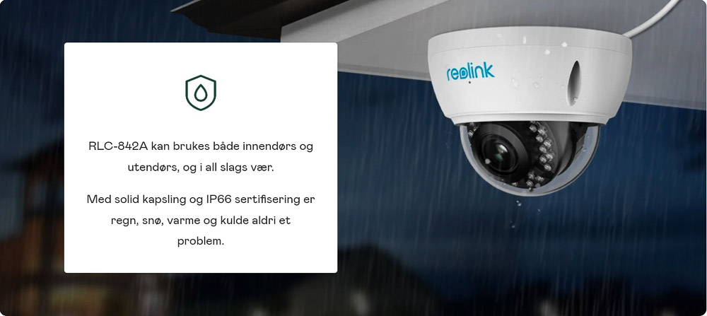 Reolink RLC-842A 4K dome PoE kamera