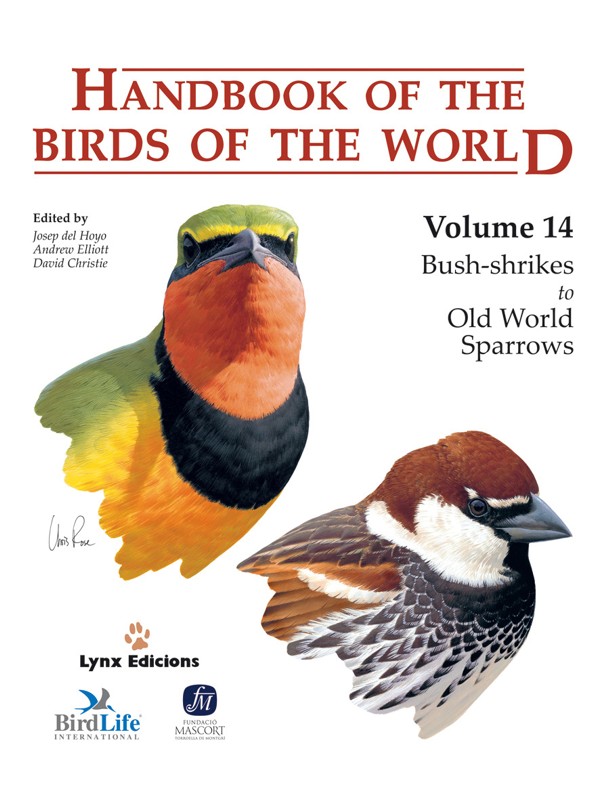 Handbook of the Birds of the World, vol. 14.