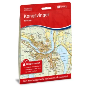 Kongsvinger 1:50 000 - Kart 10035 i Norges-serien