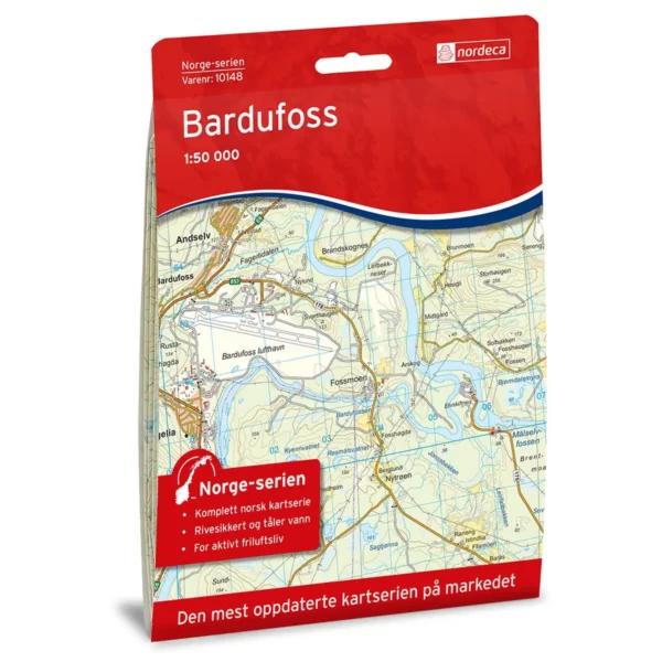 Bardufoss 1:50 000 - Kart 10148 i Norges-serien