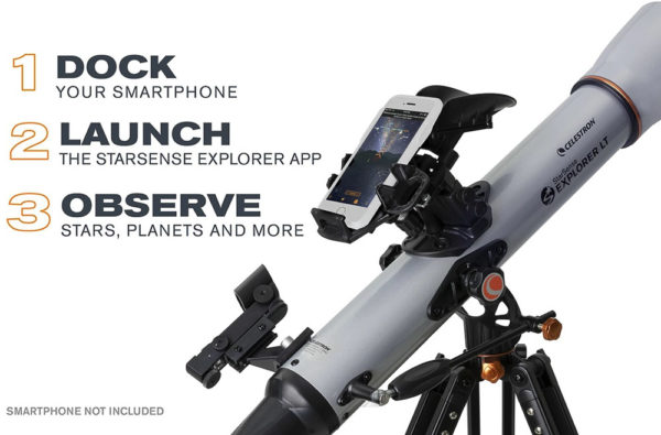 Celestron StarSense Explorer LT80AZ - Stjernekikkert styrt med smarttelefon!