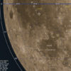 Moon map - Tosidig månekart