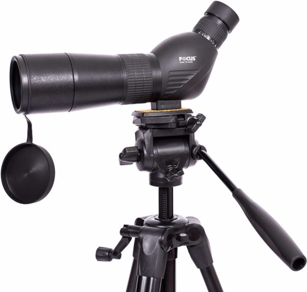 Focus Hawk 15-45x60 + Tripod 3950 - Teleskop m/skrå innsikt, med stativ