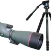 Focus Viewmaster ED 20-60X80 WP, kit med Sirui R-2004+VH10 - Teleskop m/skrå innsikt, med stativ