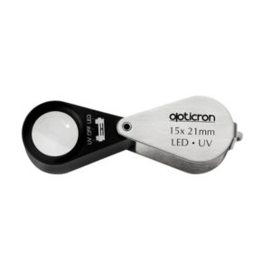 Opticron Foldelupe 15x21 LED+UV