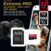 Sandisk MicroSDHC Extreme Pro 32GB Rescue Pro Deluxe 100MB/s A1 C10 V30 UHS-I U3