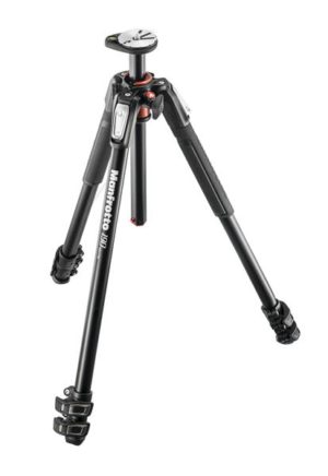 Manfrotto 190 Aluminium 3-section Tripod - Fotostativ m/horisontal søyle