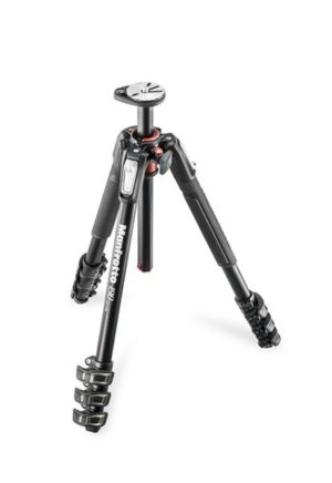 Manfrotto 190 Aluminium 4-section Tripod - Fotostativ m/horisontal søyle