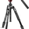 Manfrotto Stativkit Befree Advanced Live Twist Alu Svart med videohode