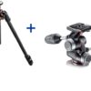 Manfrotto Stativkit 055 Carbon 3-section Tripod m/treveishode - MT055CXPRO3 og MHXPRO-3W