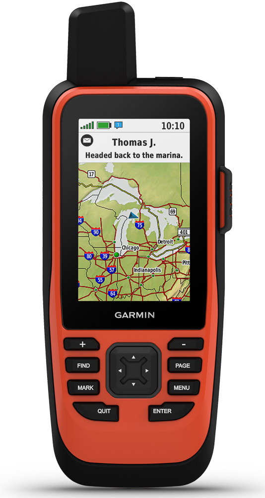 Garmin GPSMAP 86i Marin bærbar GPS med satelittkommunikasjon Natur og Fritid