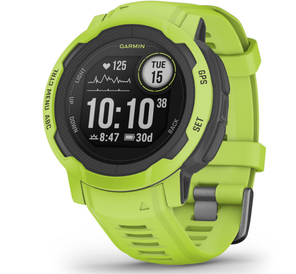 Garmin Instinct 2 - GPS klokke for den aktive friluftsentusiast - Electric Lime