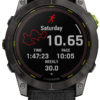 Garmin Enduro 2 – Carbon Gray DLC Titanium with Black UltraFit Nylon Strap - GPS klokke for den aktive friluftsentusiast