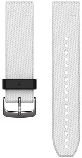 Garmin QuickFit 22-klokkeremmer, hvit silikon