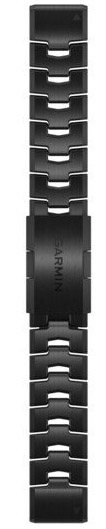 Garmin QuickFit 22-klokkeremmer, ventilert titanarmbånd med karbongrå DLC-belegg