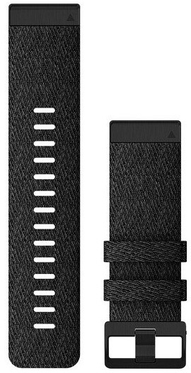 Garmin QuickFit 26-klokkeremmer, sammenflettet sort nylon