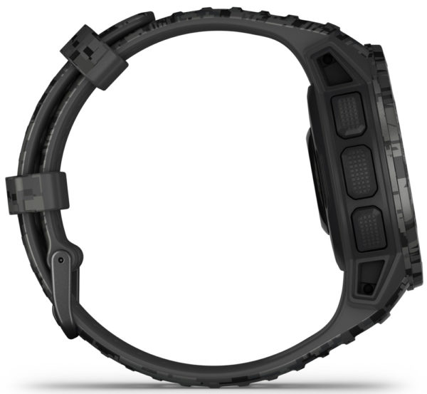 Garmin Instinct Solar Edition – Camo, Graphite Camo