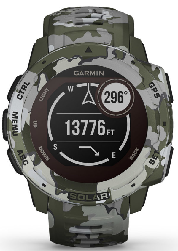 Garmin Instinct Solar Edition – Camo, Lichen Camo