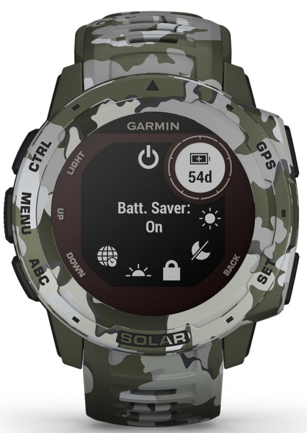 Garmin Instinct Solar Edition – Camo, Lichen Camo