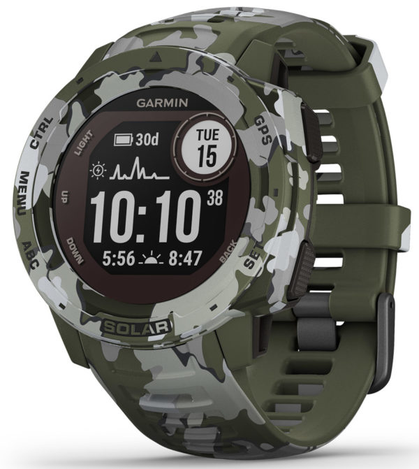 Garmin Instinct Solar Edition – Camo, Lichen Camo