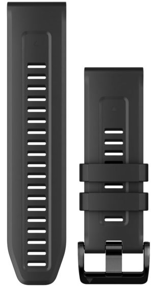 Garmin QuickFit 26-klokkeremmer, svart silikon