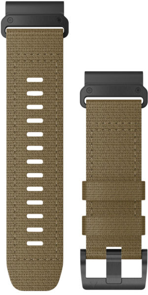 Garmin QuickFit 26-klokkeremmer, Tactical Coyote Tan Nylon