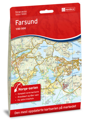 Farsund 1:50 000 - Kart 10001 i Norges-serien
