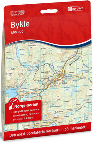 Bykle 1:50 000 - Kart 10017 i Norges-serien