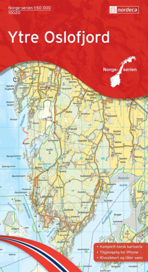 Ytre Oslofjord 1:50 000 - Kart 10020 i Norges-serien