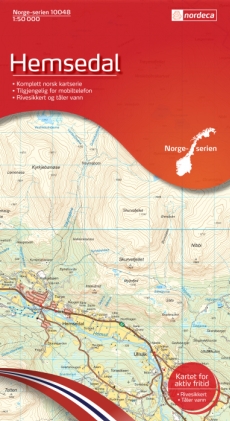 Hemsedal 1:50 000 - Kart 10048 i Norges-serien