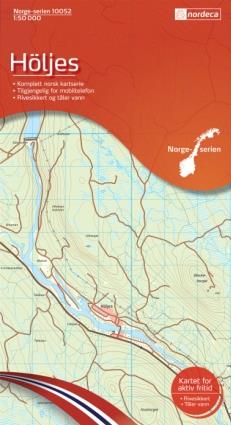 Höljes 1:50 000 - Kart 10052 i Norges-serien