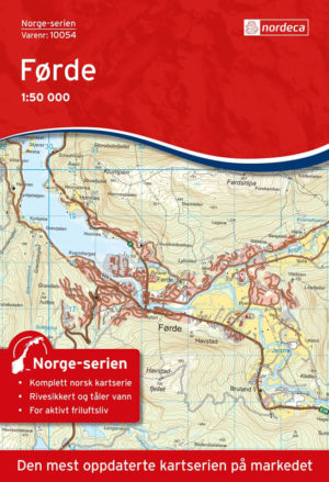 Førde 1:50 000 - Kart 10054 i Norges-serien