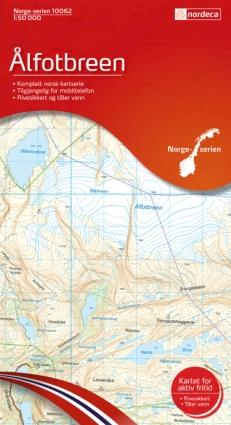 Ålfotbreen 1:50 000 - Kart 10062 i Norges-serien