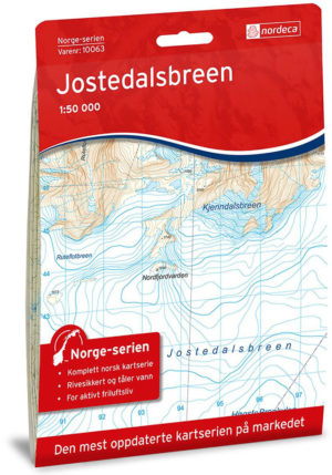 Jostedalsbreen 1:50 000 - Kart 10063 i Norges-serien