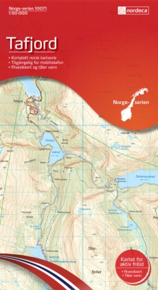 Tafjord 1:50 000 - Kart 10071 i Norges-serien