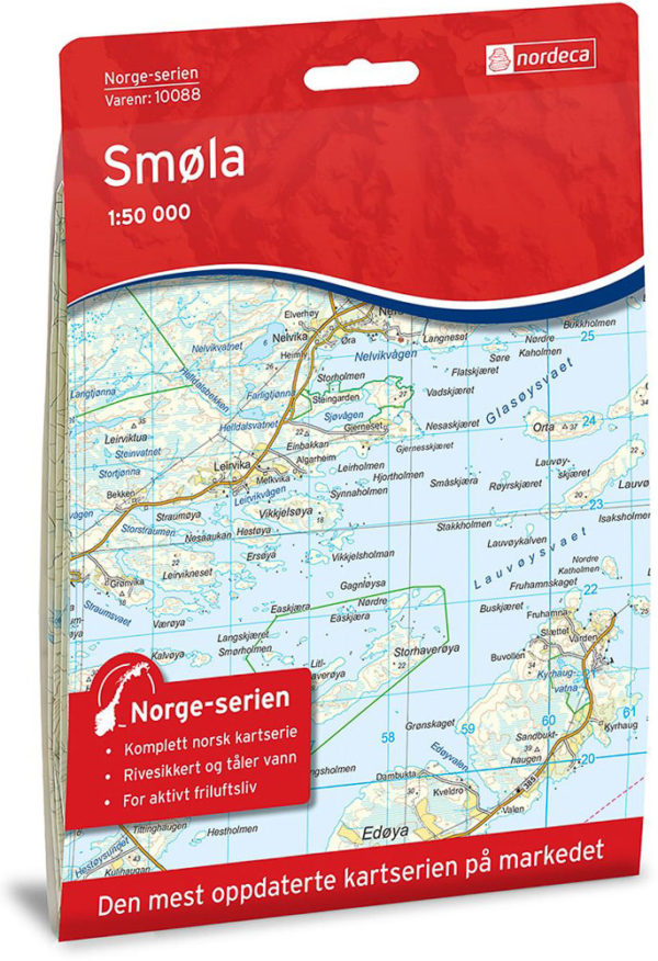Smøla 1:50 000 - Kart 10088 i Norges-serien