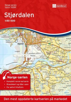Stjørdalen 1:50 000 - Kart 10091 i Norges-serien