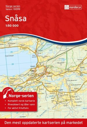Snåsa 1:50 000 - Kart 10099 i Norges-serien
