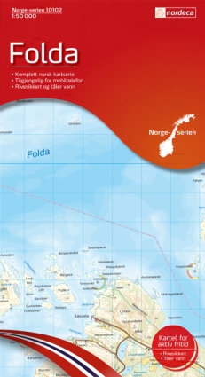 Folda 1:50 000 - Kart 10102 i Norges-serien