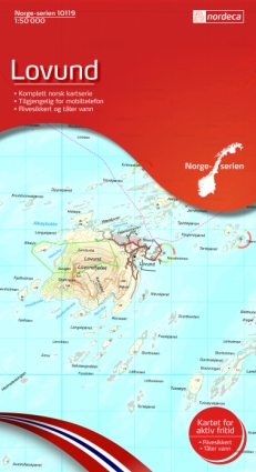 Lovund 1:50 000 - Kart 10119 i Norges-serien