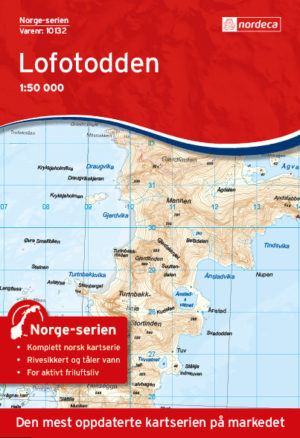Lofotodden 1:50 000 - Kart 10132 i Norges-serien