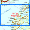 Sagfjorden 1:50 000 - Kart 10134 i Norges-serien