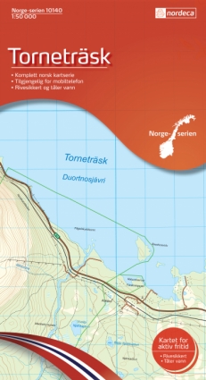 Torneträsk 1:50 000 - Kart 10140 i Norges-serien