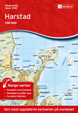 Harstad 1:50 000 - Kart 10142 i Norges-serien
