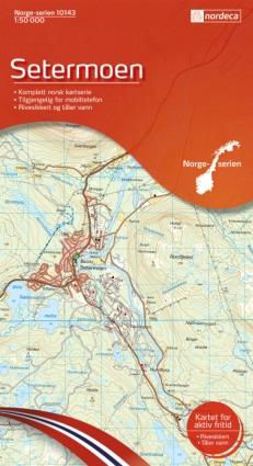 Setermoen 1:50 000 - Kart 10143 i Norges-serien