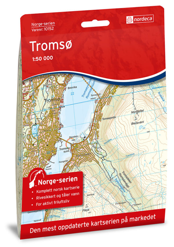 Tromsø 1:50 000 - Kart 10152 i Norges-serien