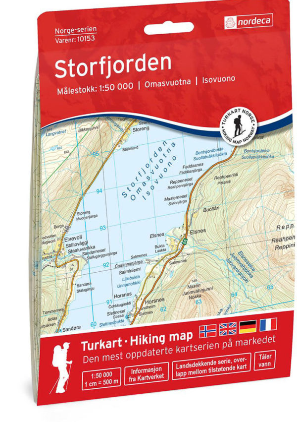 Storfjorden 1:50 000 - Kart 10153 i Norges-serien